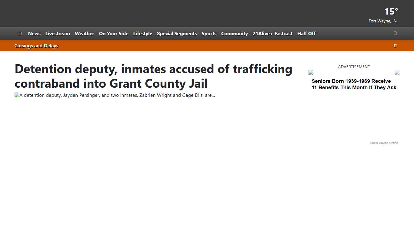 Three men, including confinement officer, accused of trafficking contraband into Grant County Jail